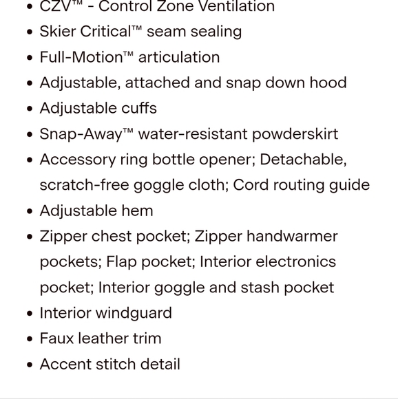 Men's size medium Obermeyer Grommet Jacket - Picture 6 of 14